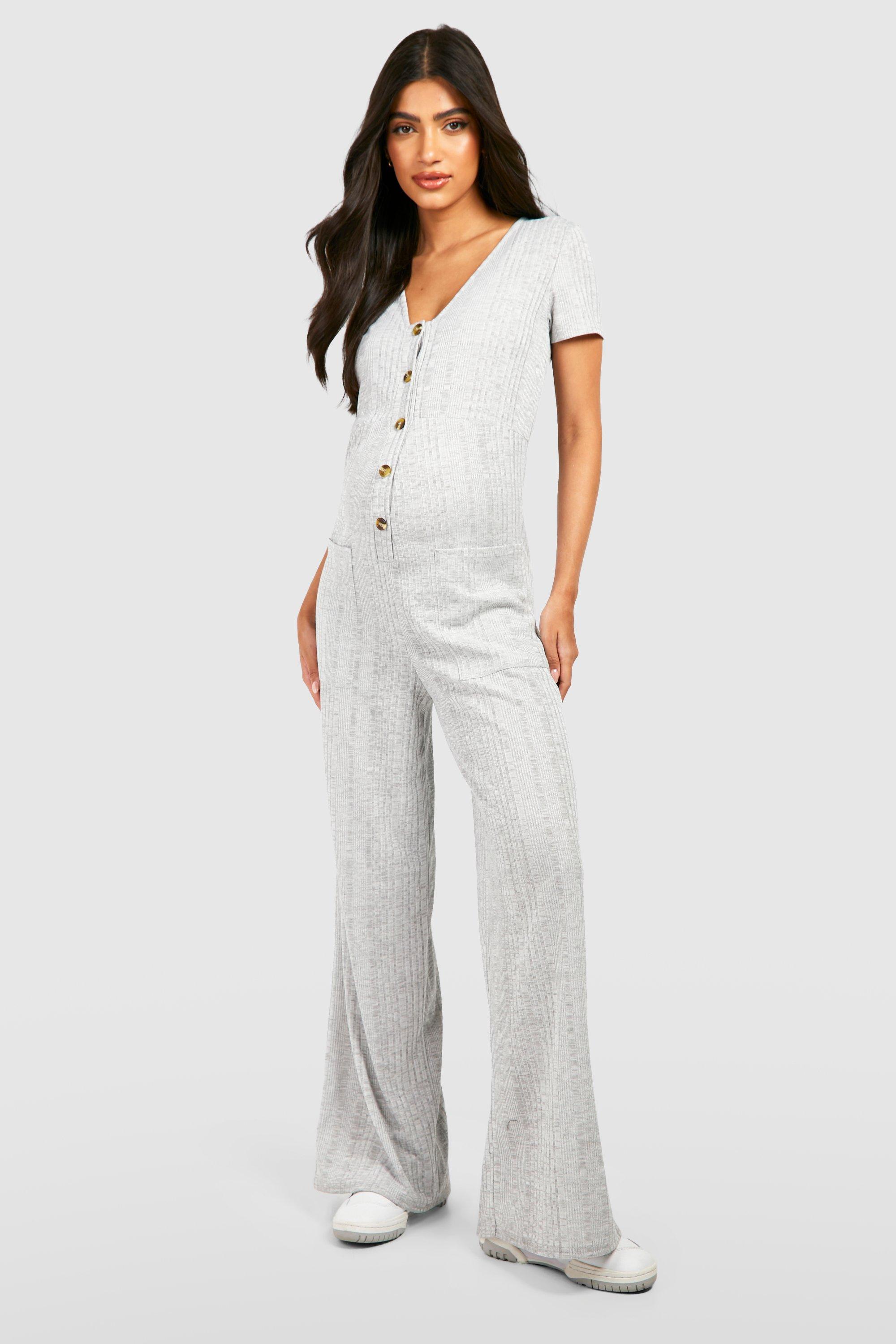 Button 2024 down jumpsuit